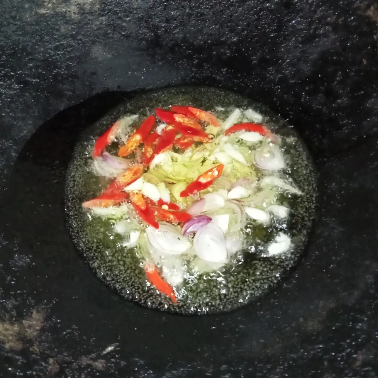 Step 4 Tumis Bunga Pepaya Jagung Tauge