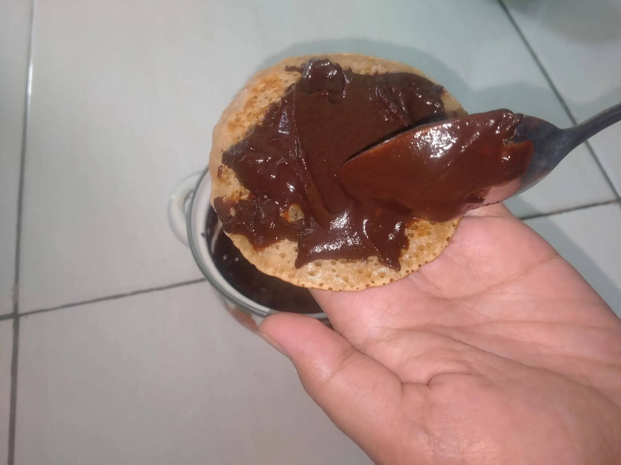 Step 9 Dorayaki Milo