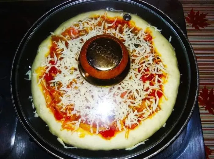 Panggang dengan api kecil sambil ditutup. Masak -/+ 15 menit atau sampai matang