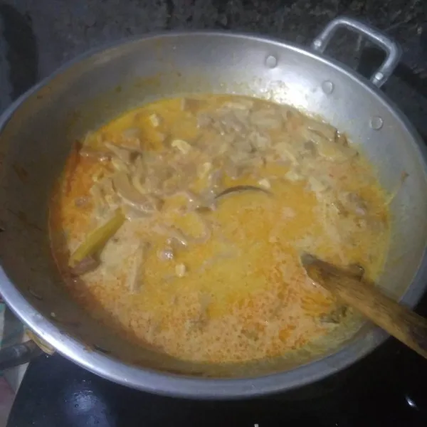 Tes rasa. Jika sudah pas, matikan api.