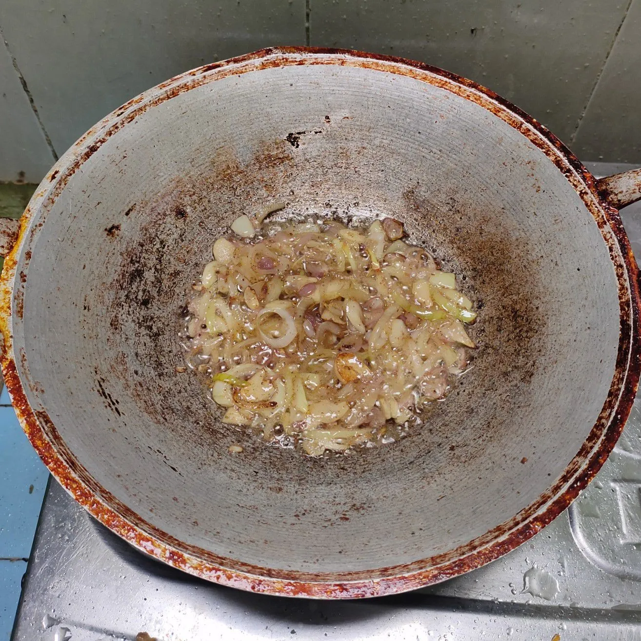 Step 4 Ati Ampela Tumis Kecap dan Bombay