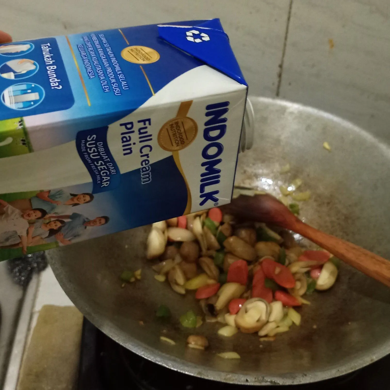 Step 4 Pasta Carbonara Murah Meriah