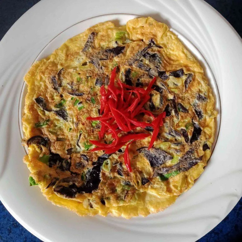 Omelete Jamur Kuping Ekstra Pedas #MakanMasakBijak