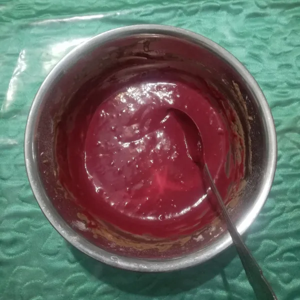 Aduk hingga tercampur rata.