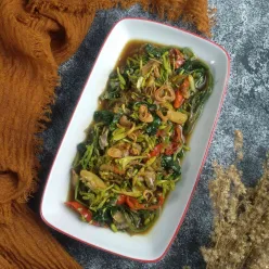 Tumis Kangkung Bunga Pepaya