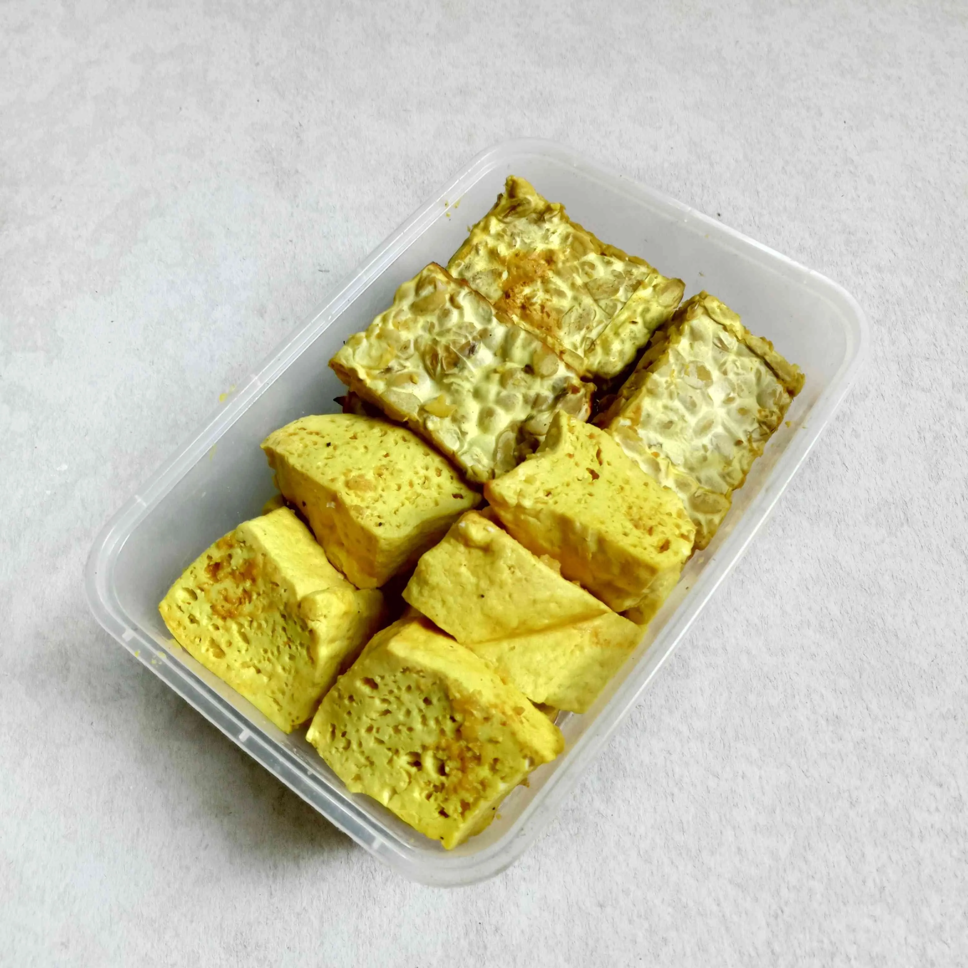 Tahu Tempe Ungkep Bumbu Kuning