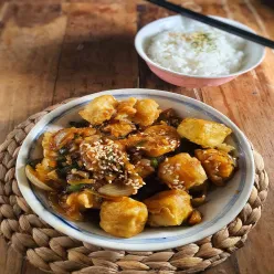 Tahu Teriyaki (menu vegetarian)
