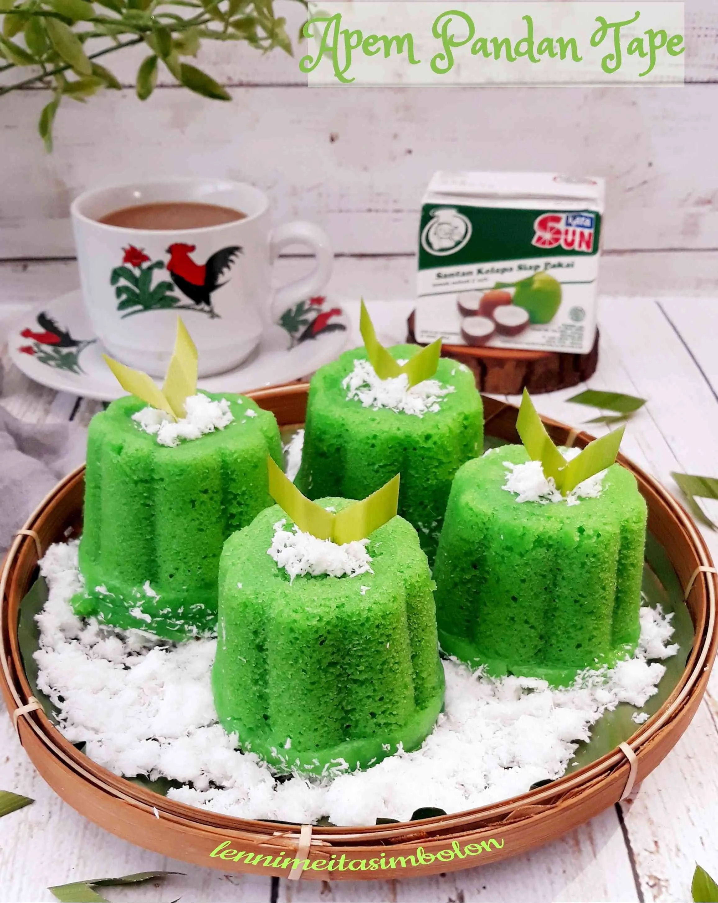 Apem Pandan Tape #MakanMasakBijak