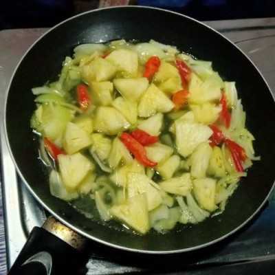 Step 6 Ayam Kress Asam Manis
