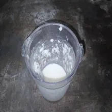 Blender bumbu sampai halus.