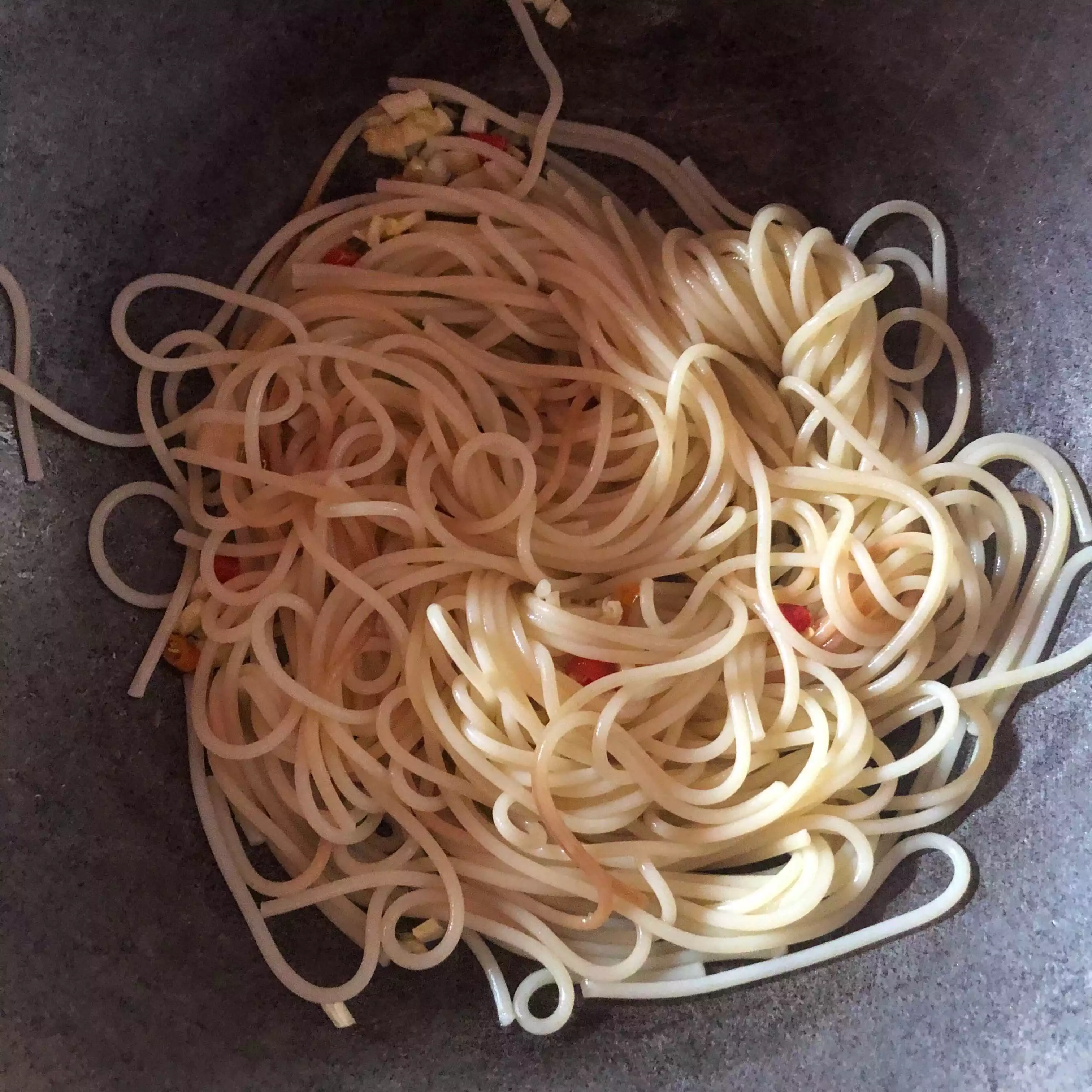 Step 3 Spaghetti Aglio e Olio