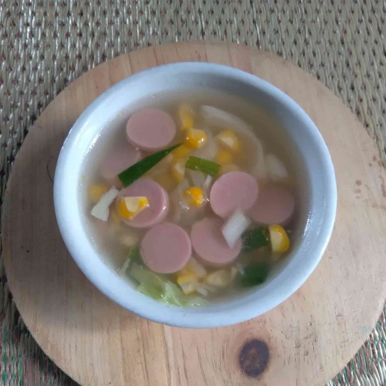 Sayur Sop Sosis Jagung Manis