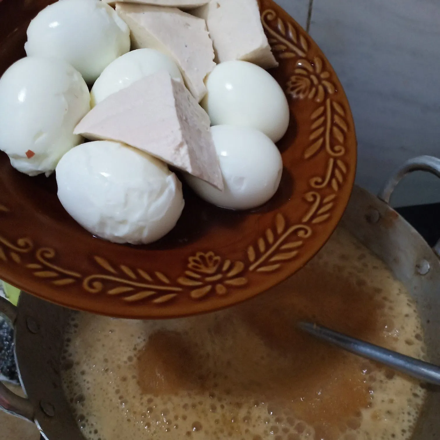 Step 6 Semur Telur Tahu Ndeso