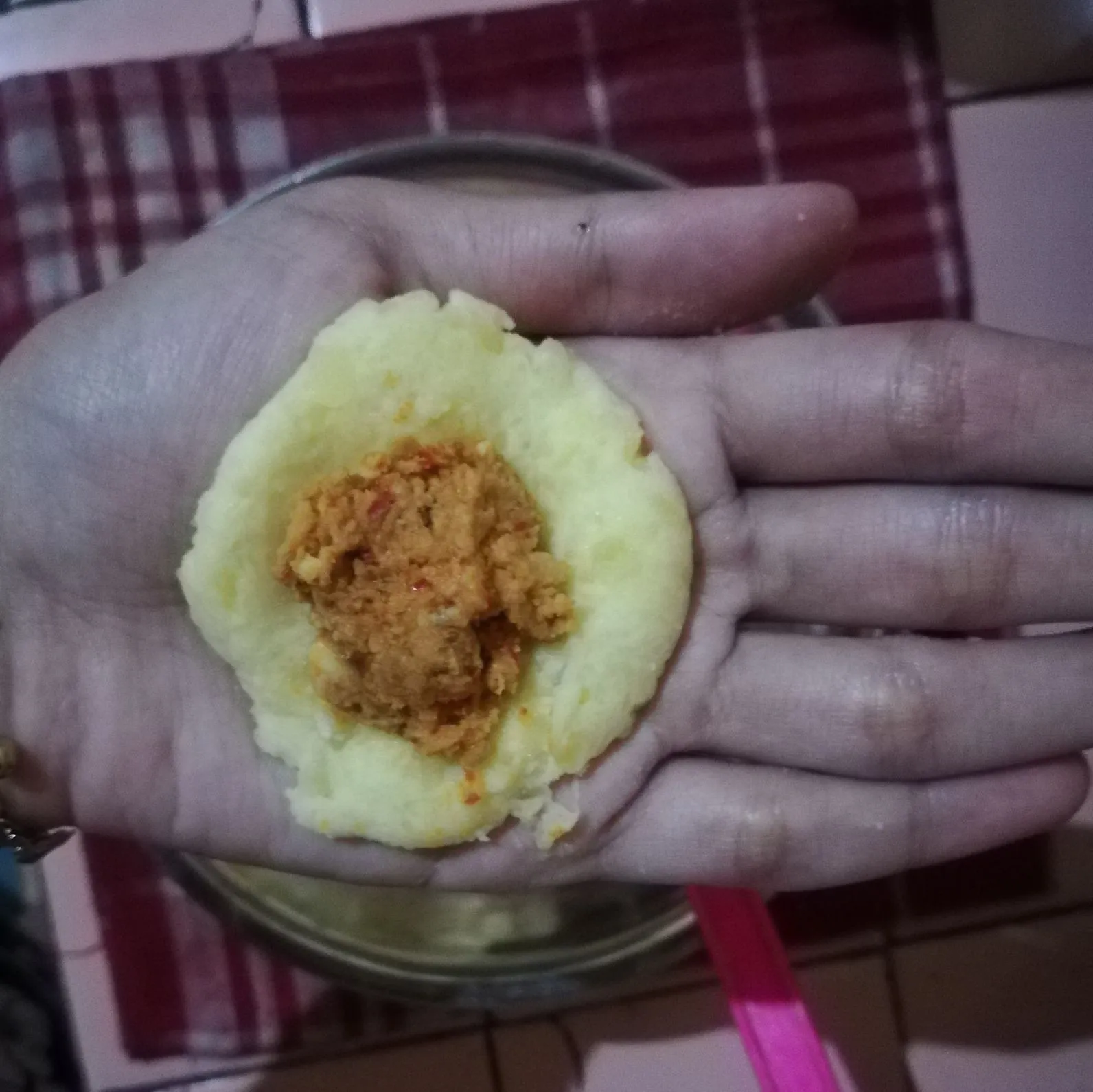 Step 6 Kroket Kentang Isi Tempe Pedas