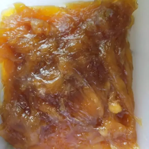 Cetak ongol ongol dalam wadah.