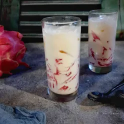 Es Jelly Kulit Buah Naga #MakanMasakBijak