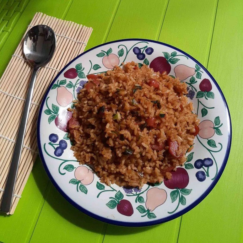 Nasi Goreng Ebi Daun Jeruk #MakanMasakBijak