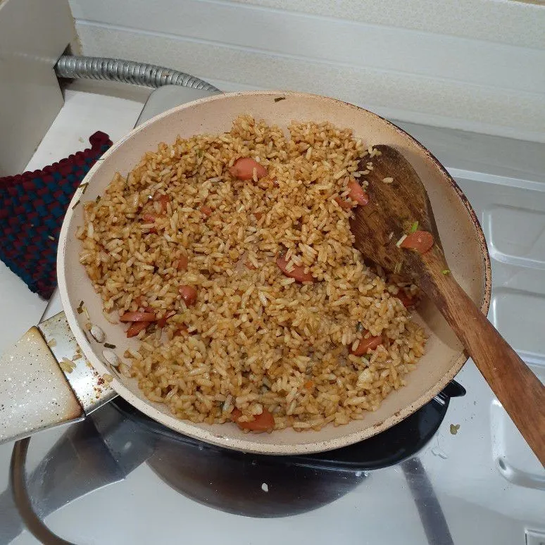 Step 5 Nasi Goreng Ebi Daun Jeruk