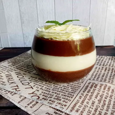 Puding Kulit Pisang Cokelat Keju #MakanMasakBijak