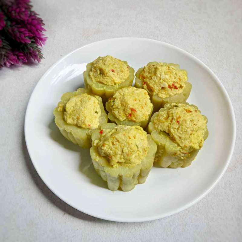 Resep Pare Kukus Isi Tahu Telur dari Chef Heny Rosita ...