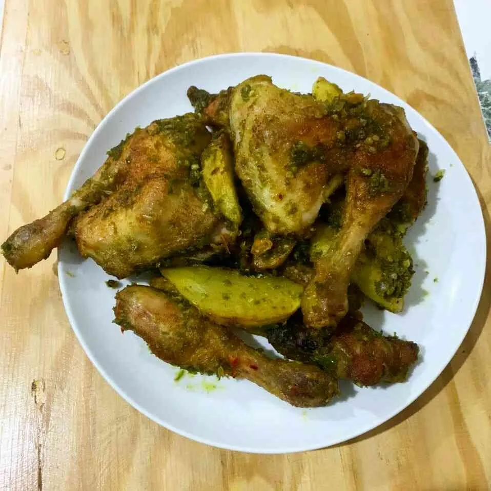 Sambal Hejo Ayam Kentang