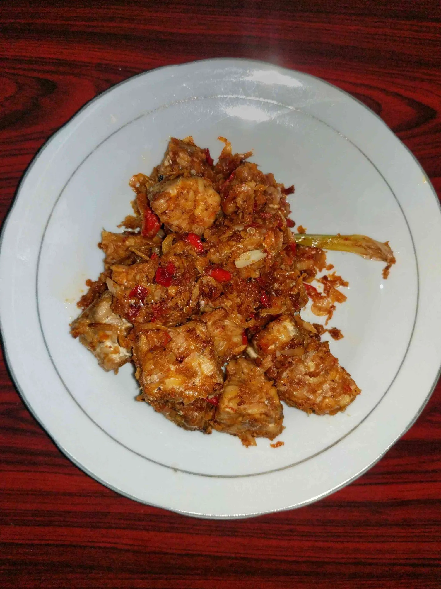 Tempe Rebon Bumbu Serai