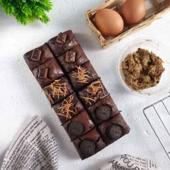 Brownies Potong Kulit Pisang #MakanMasakBijak