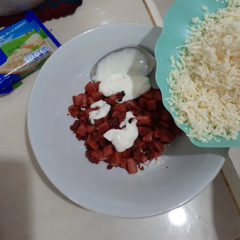 Step 3 Risol Roti Kornet Keju