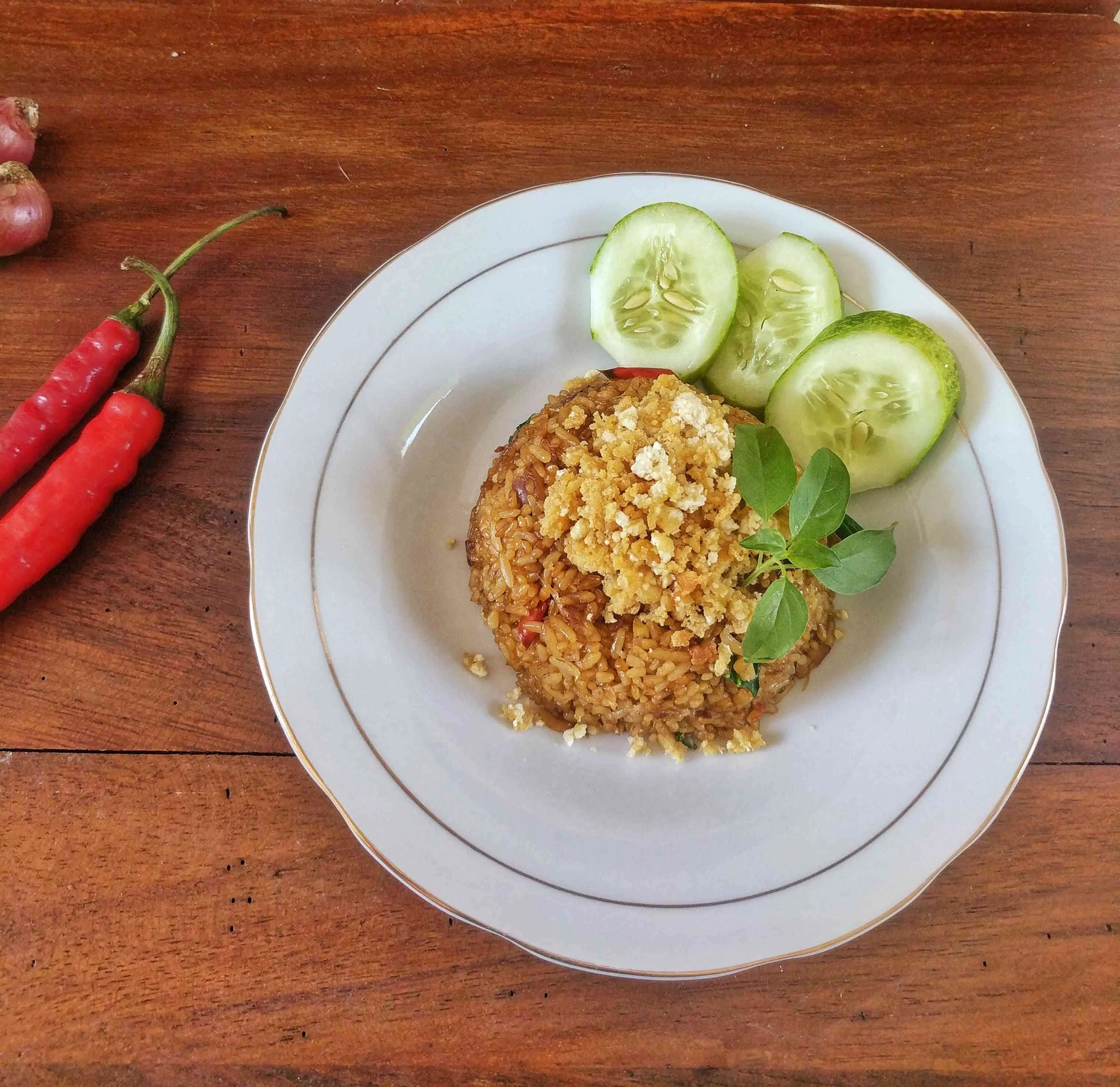 Nasi Goreng Telur Vegan