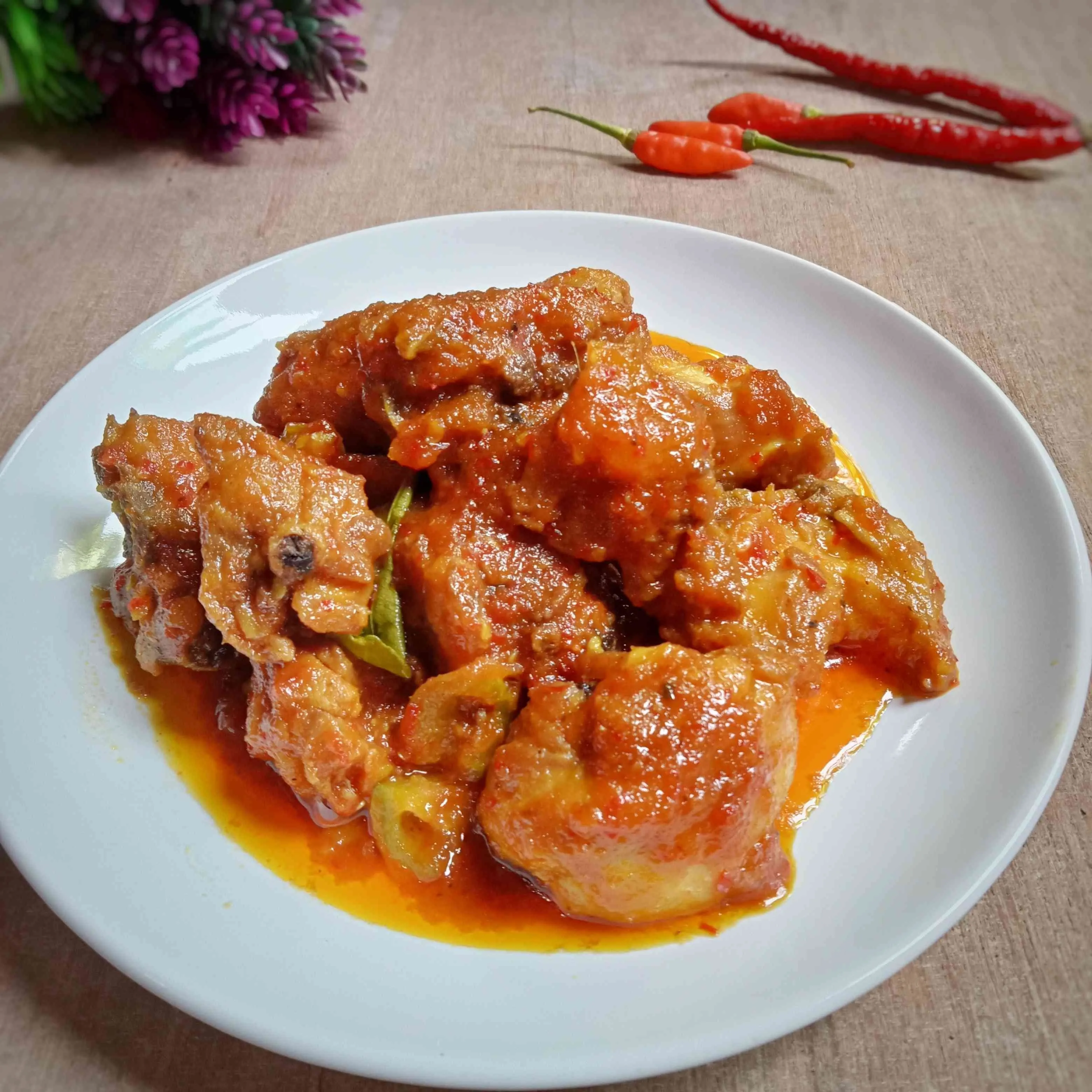 Ayam Goreng Masak Terasi Pedas