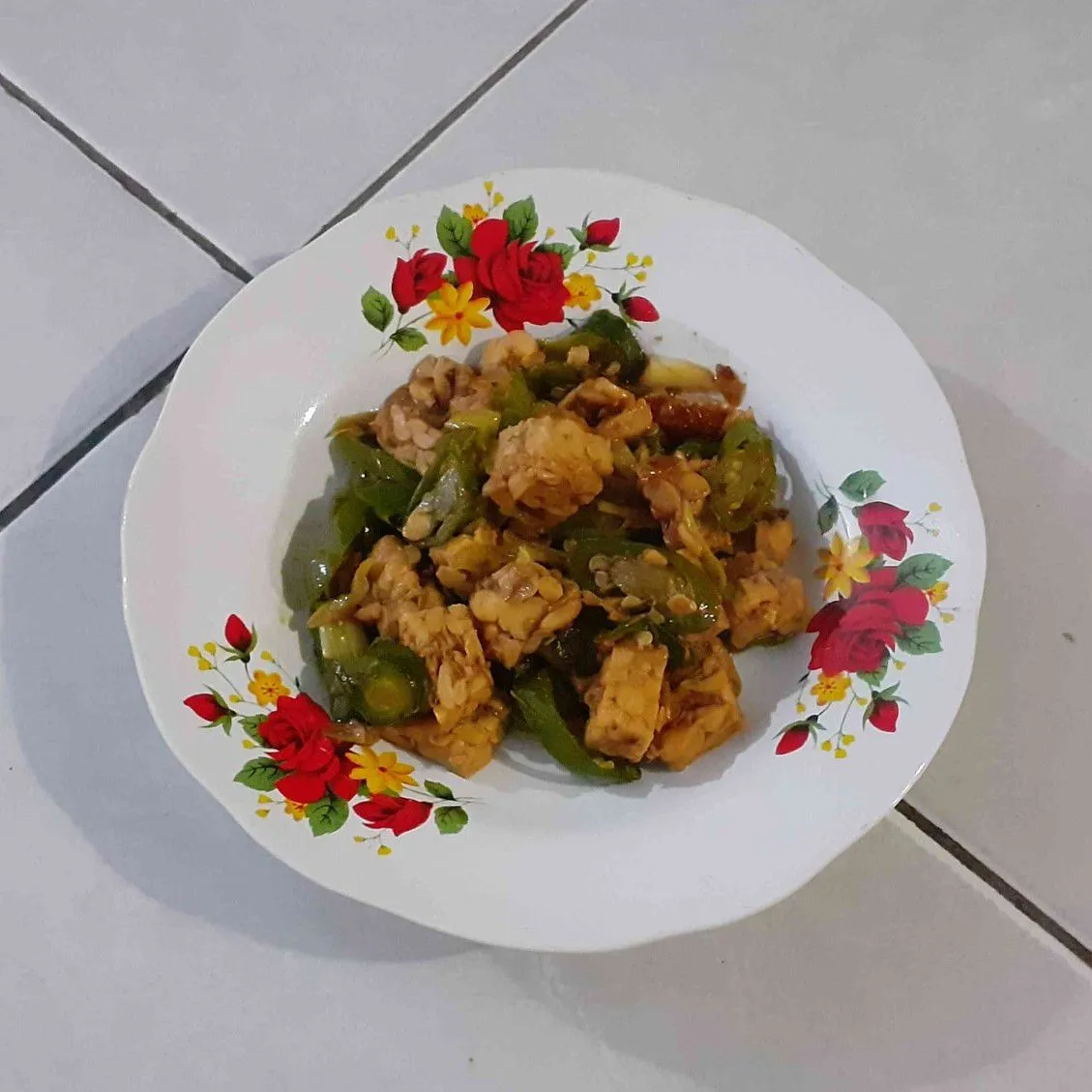 Oseng Tempe Lombok Ijo