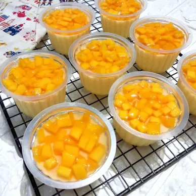 Mango Silky Puding
