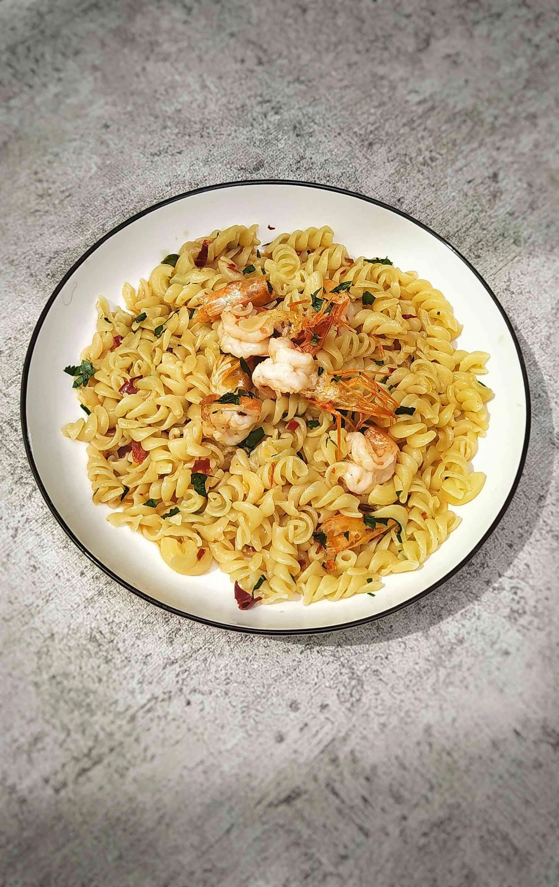Spicy Pasta With Prawn