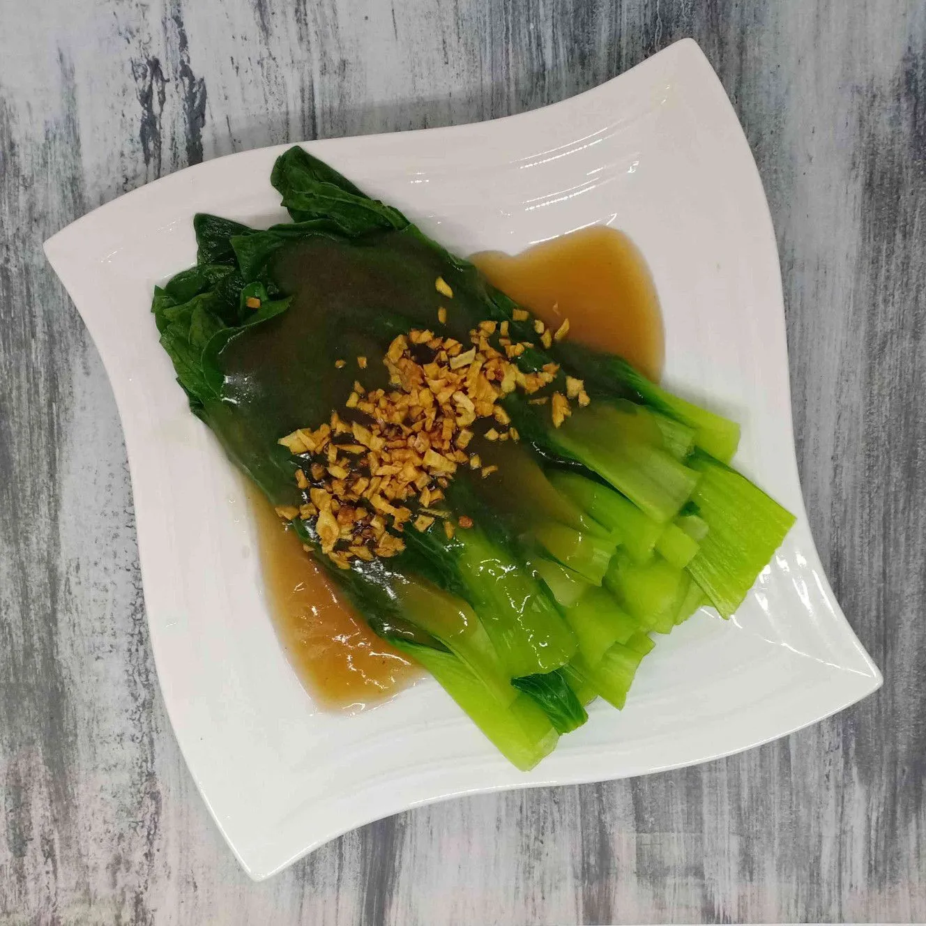 Bok Choy With Garlic Oyster Sauce