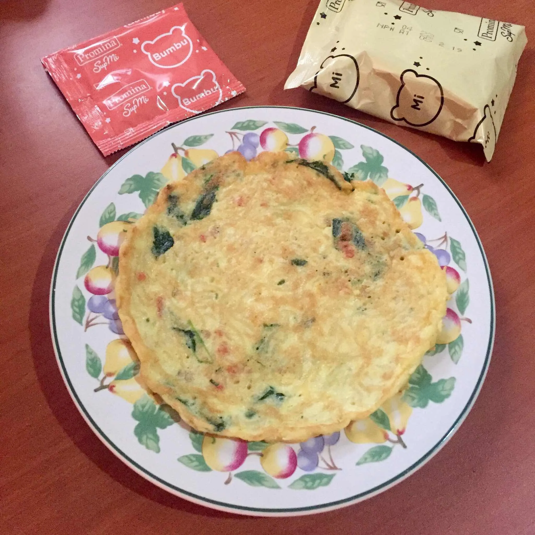 Omelette Bayam MPASI
