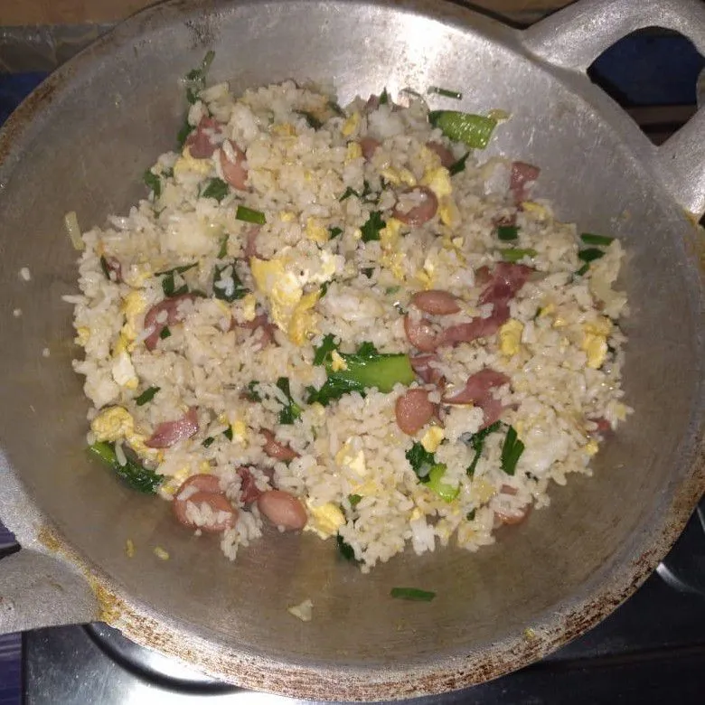 Step 6 Smoked Beef Fried rice
