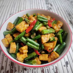 Tumis Tempe Kacang