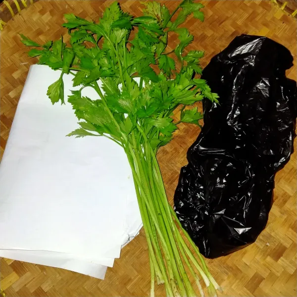 Siapkan bahan-bahannya.