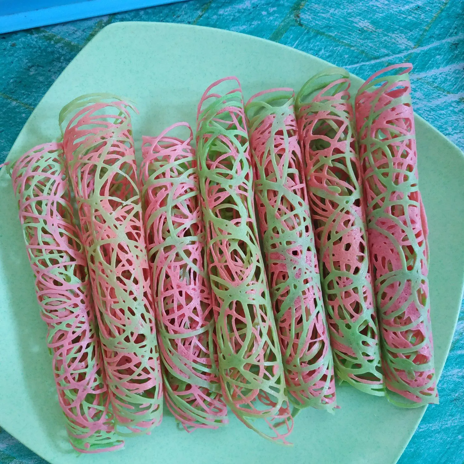 Step 7 Kue Sarang Laba-laba Crispy