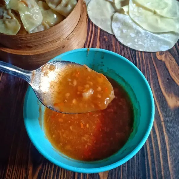 Saus siap digunakan.