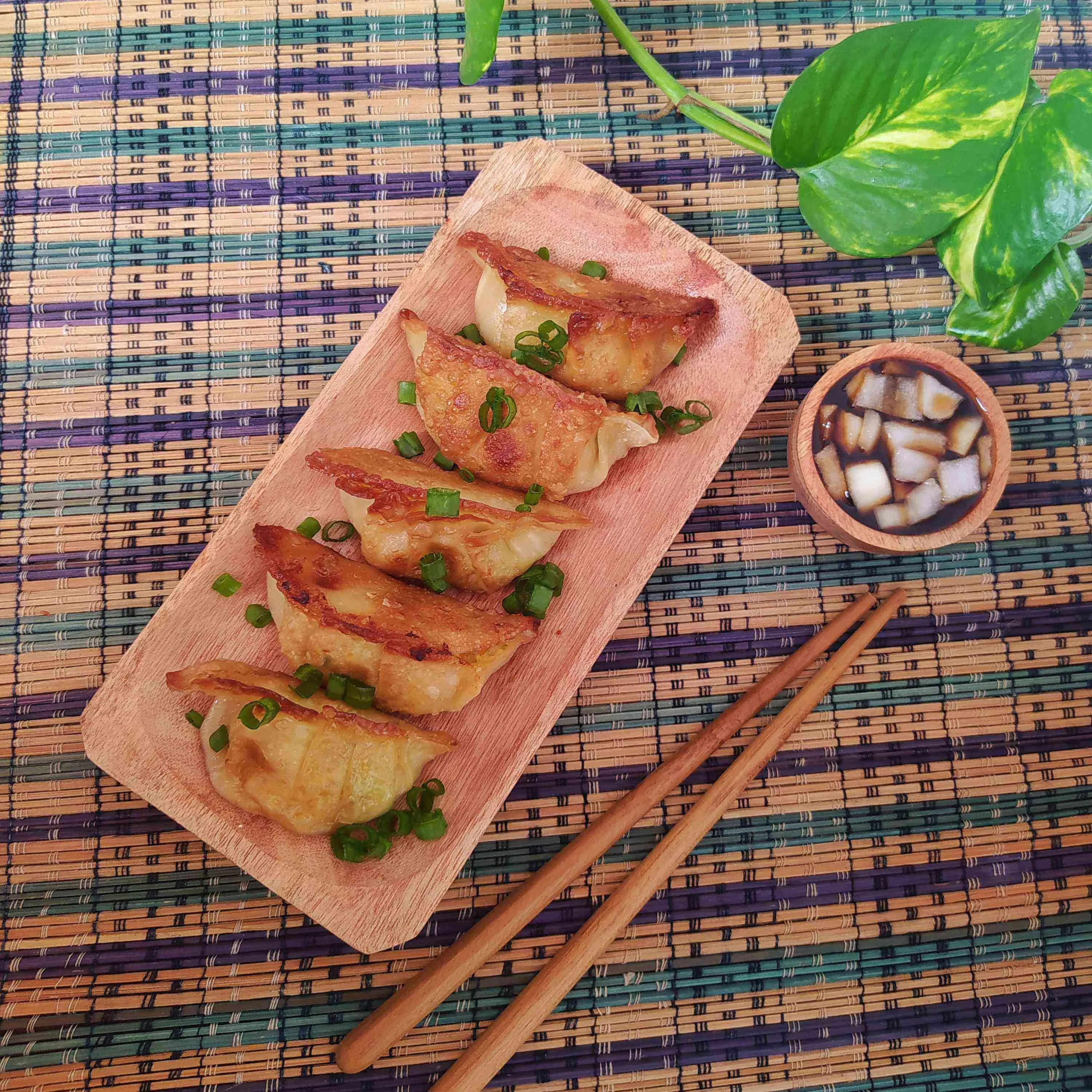 Mandu (Korean Vegetable Dumpling) #KoreanFood