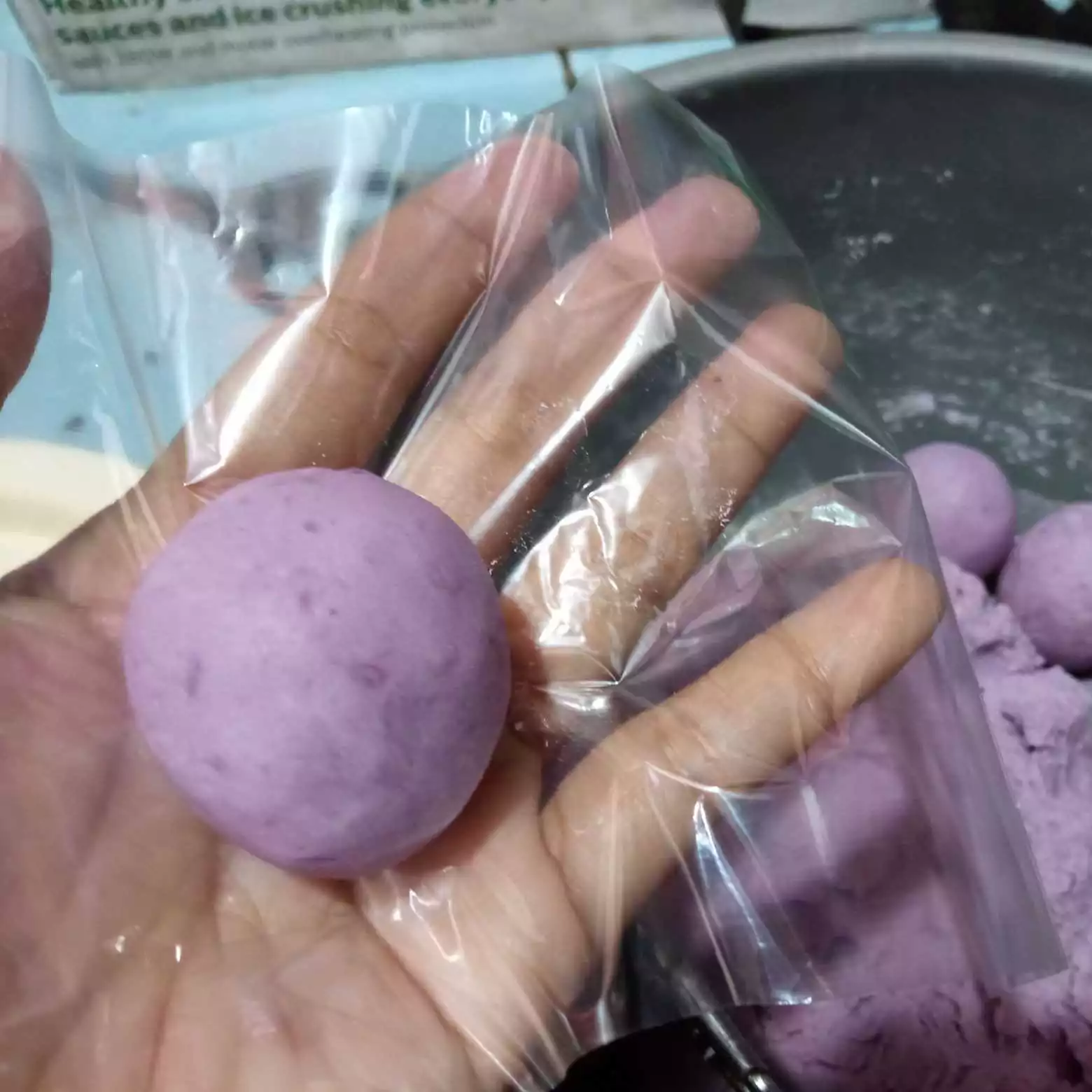 Step 6 Klepon Ubi Ungu Keju
