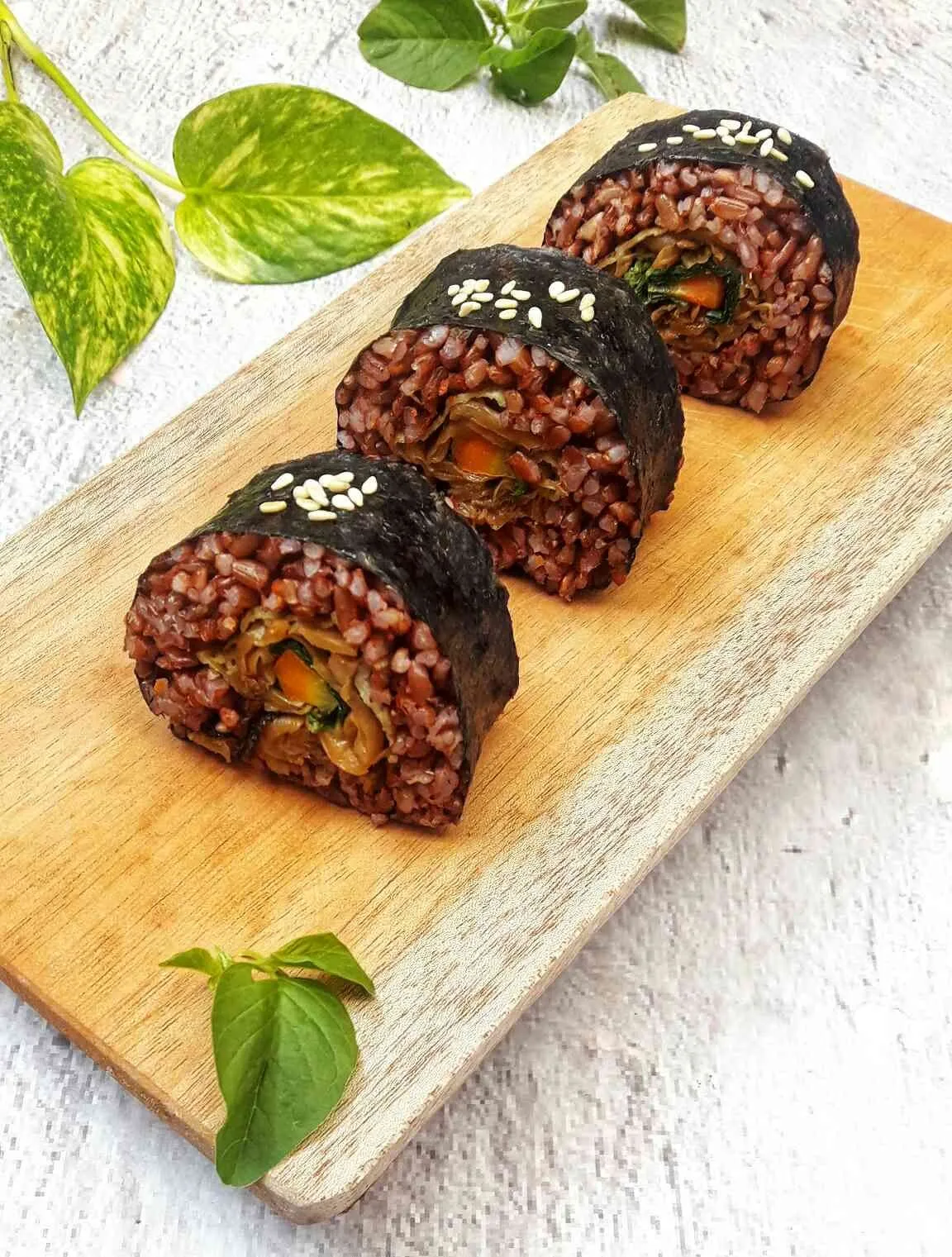 Kimbab Jamur Tiram #KoreanFood