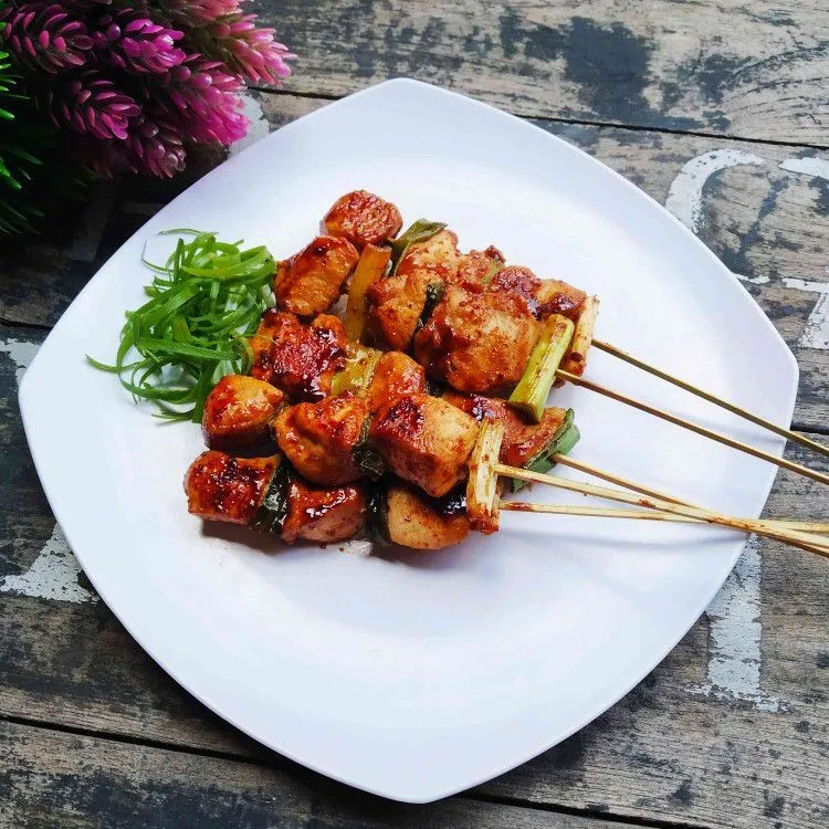 Dakkochi (Korean Chicken Satay) #KoreanFood