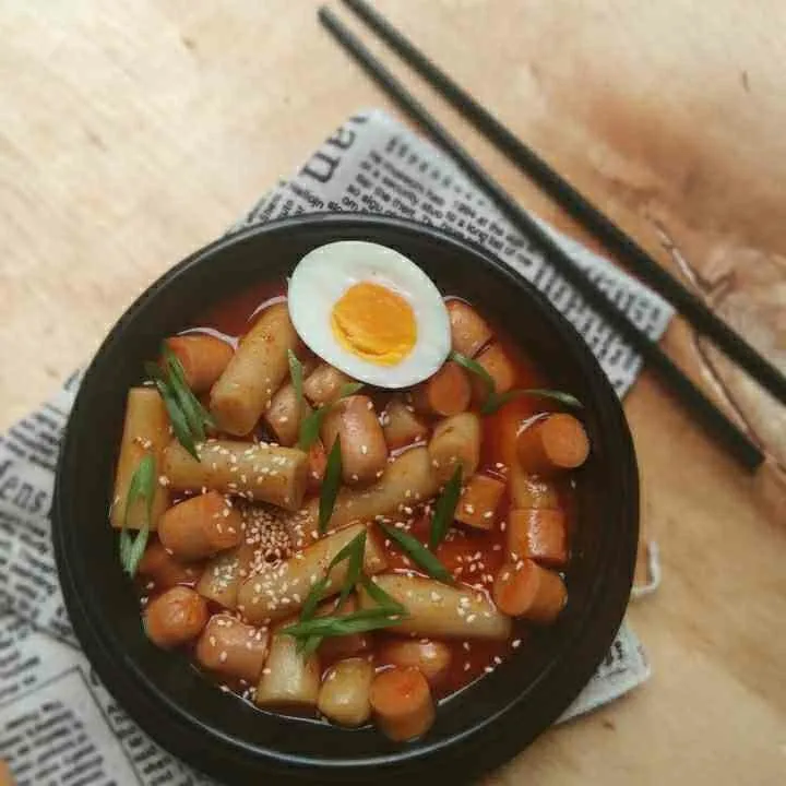 Tteokbokki (Korean Rice Cake) #KoreanFood