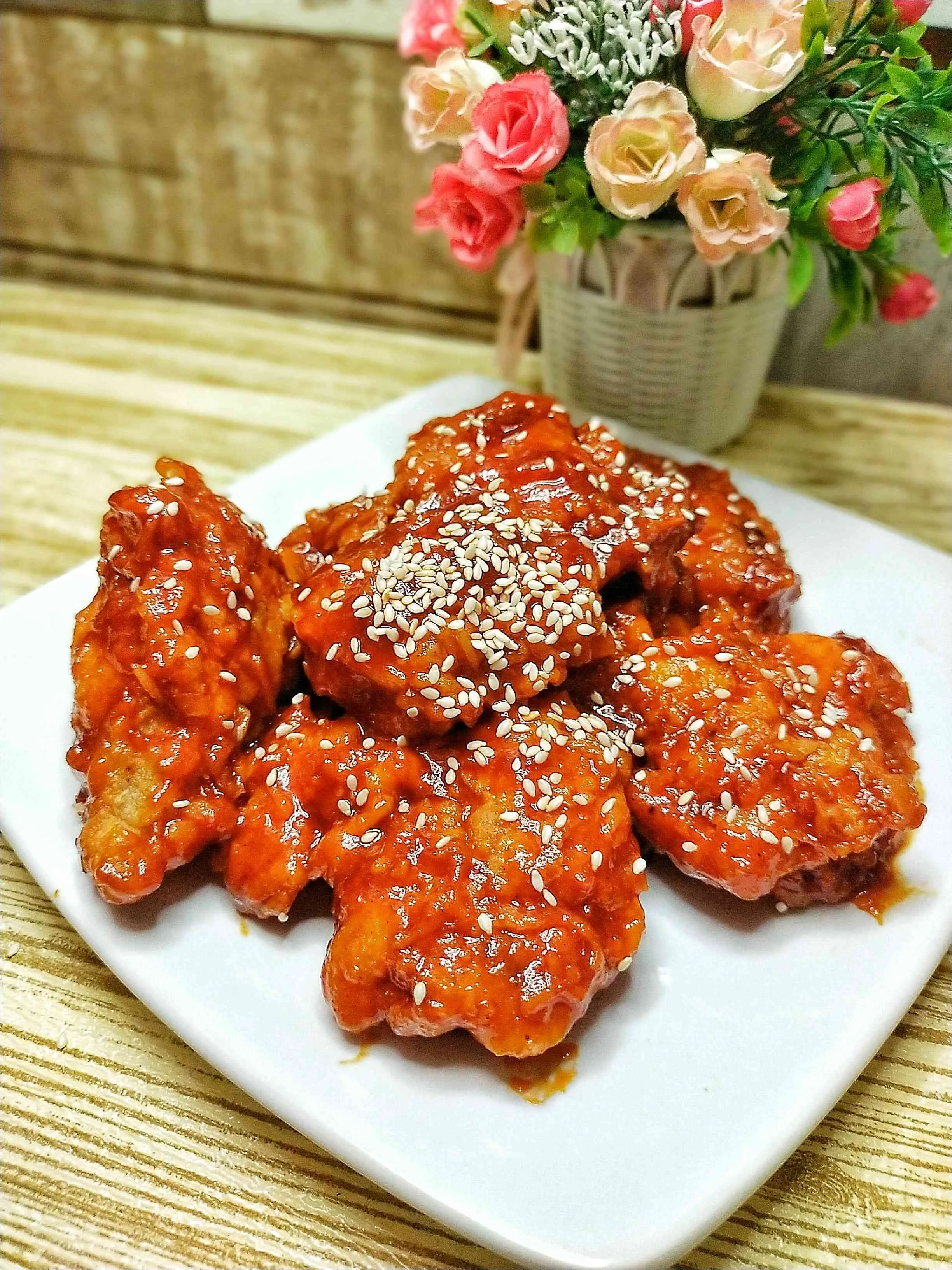 Yangnyeom (Ayam Crispy Pedas Manis) #KoreanFood