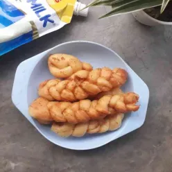 Kkwabaegi (Donat Kepang ala Korea) #KoreanFood