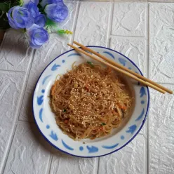 Japchae (Bihun Goreng Korea) #KoreanFood