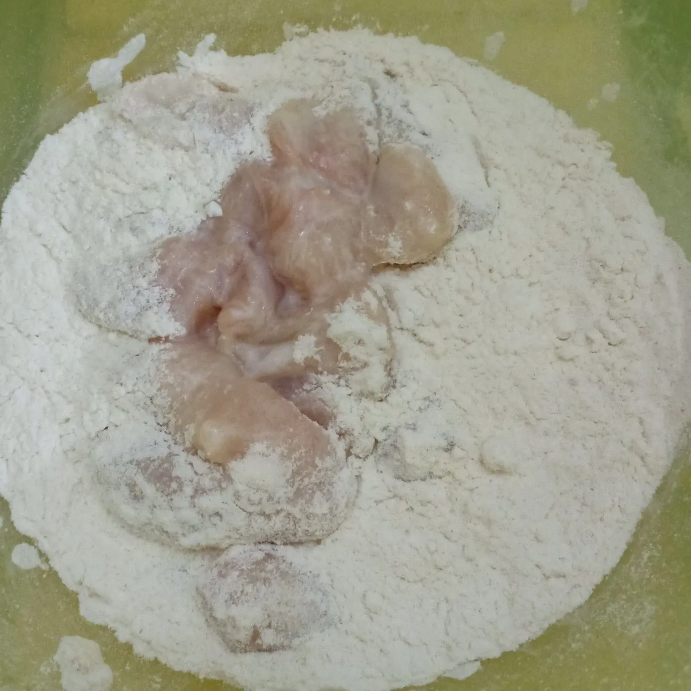 Step 2 Chicken Popcorn with Salad