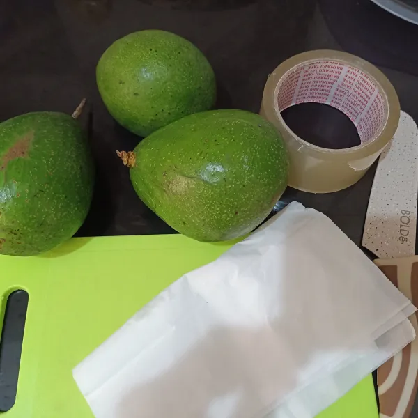 Siapkan bahan-bahannya.